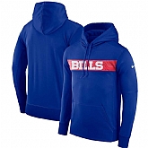 Men's Buffalo Bills Nike Sideline Team Performance Pullover Hoodie Royal,baseball caps,new era cap wholesale,wholesale hats